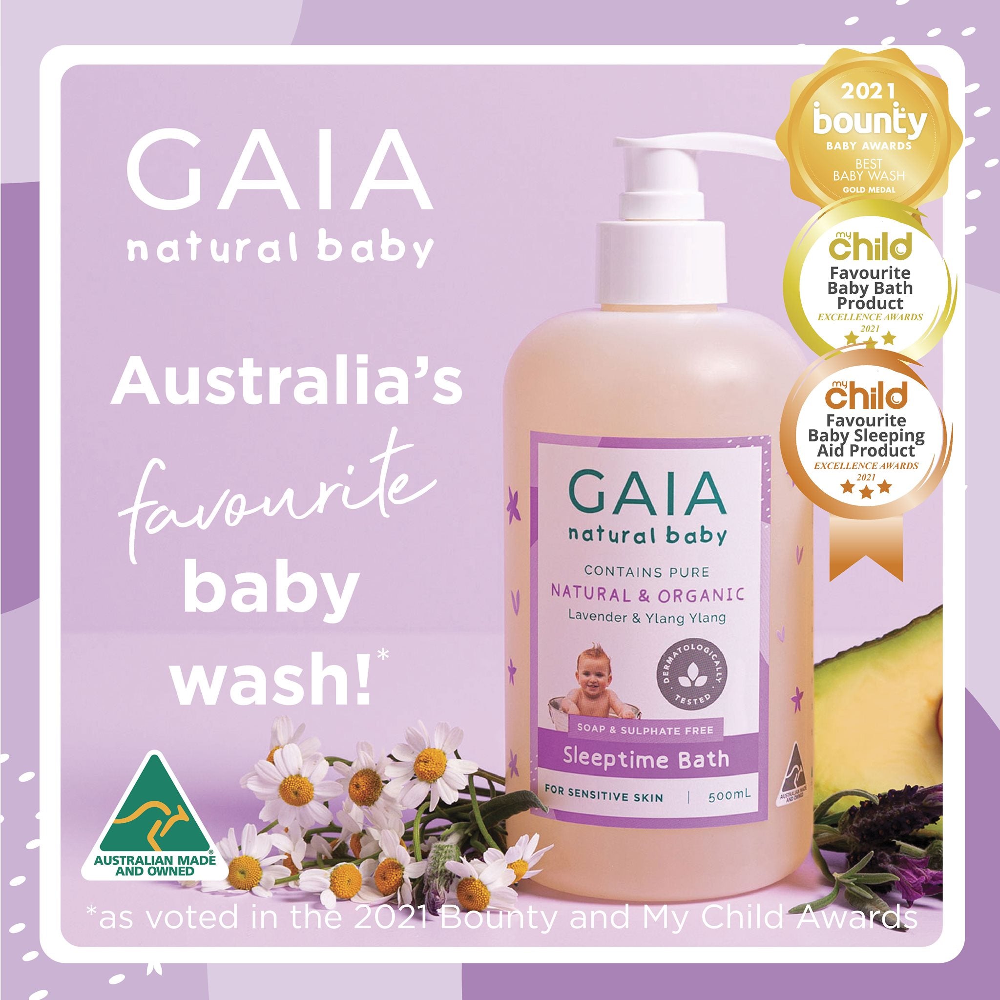 Australia's Favourite Baby Wash Award Winning