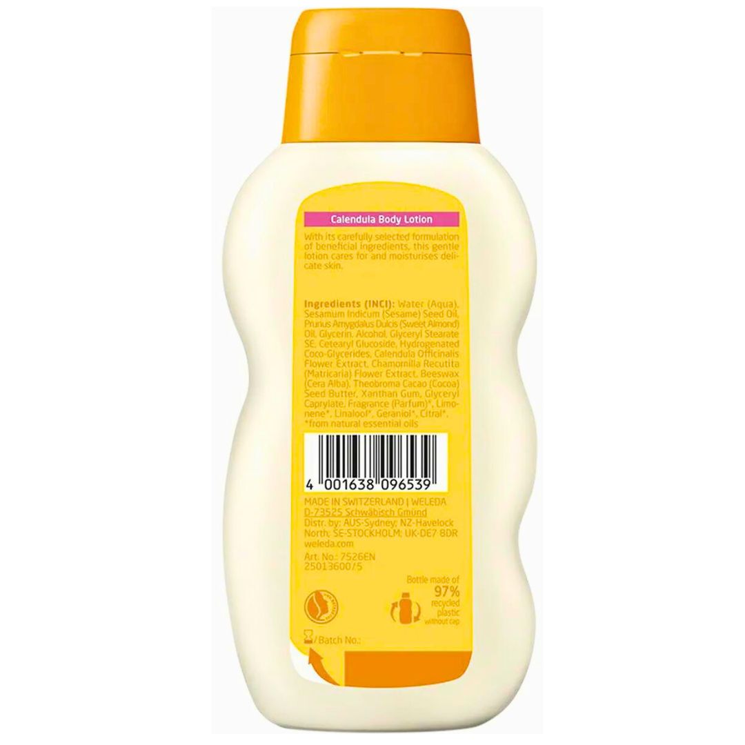 Natural Weleda Baby Lotion with Organic Ingredients