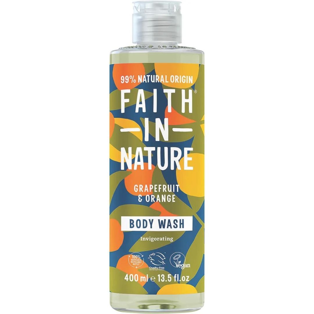 Faith In Nature Vegan Shower Gel - Grapefruit & Orange