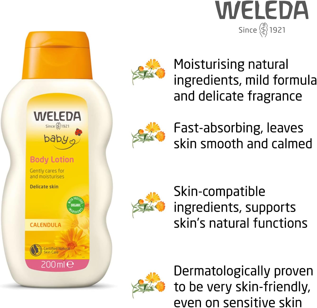 Weleda Baby Calendula Body Lotion with Benefits